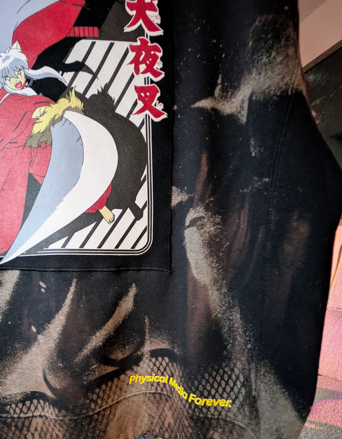 The "Iron-Reaver" Custom Acid-Wash Crewneck (XL)