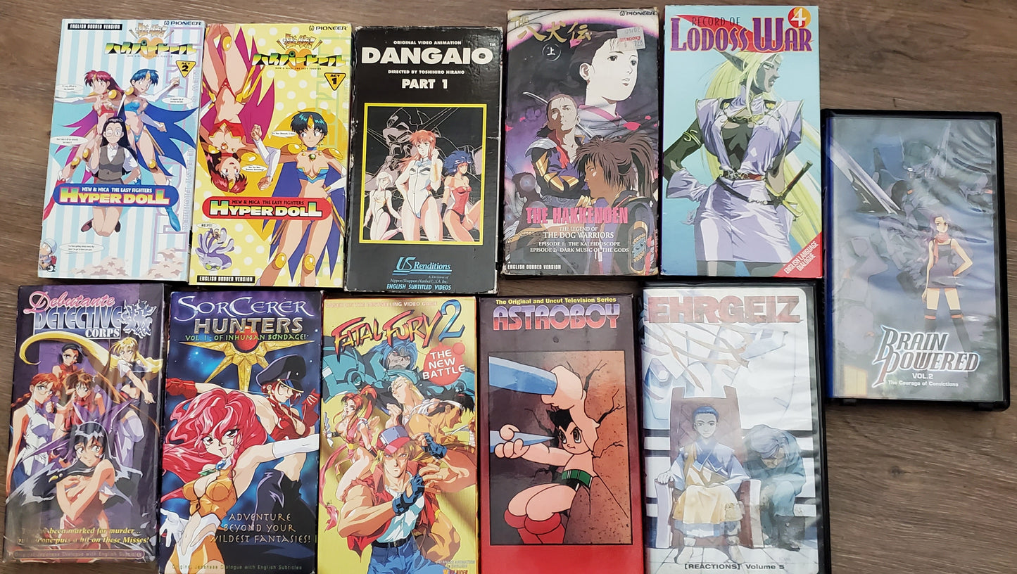 Mystery Anime VHS *Only to be added with purchase of Private Copy: Unlicensed Playback VHS*