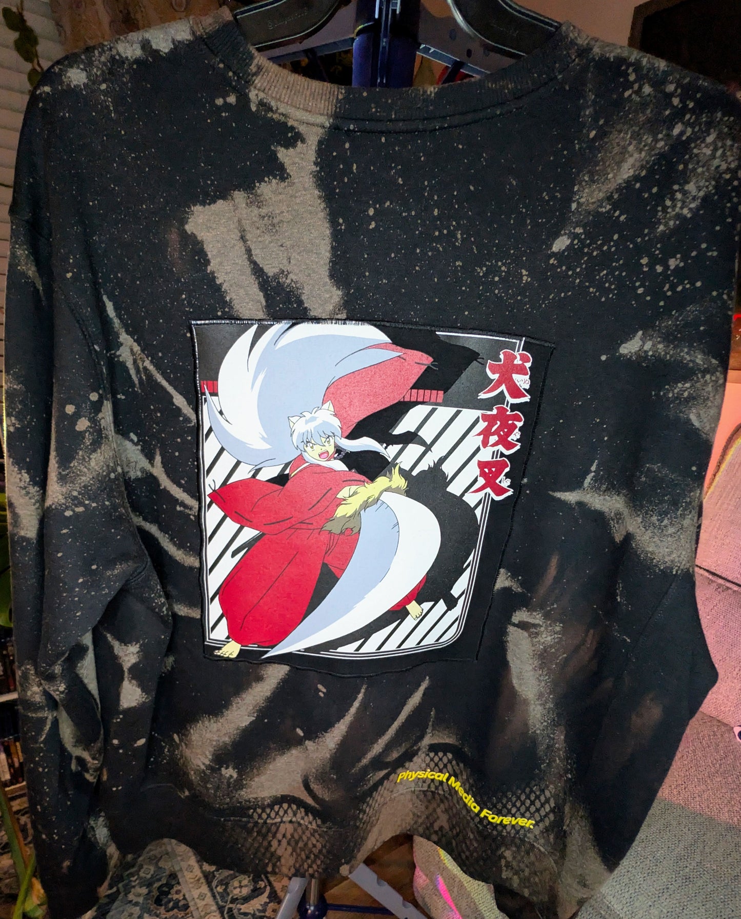 The "Iron-Reaver" Custom Acid-Wash Crewneck (XL)