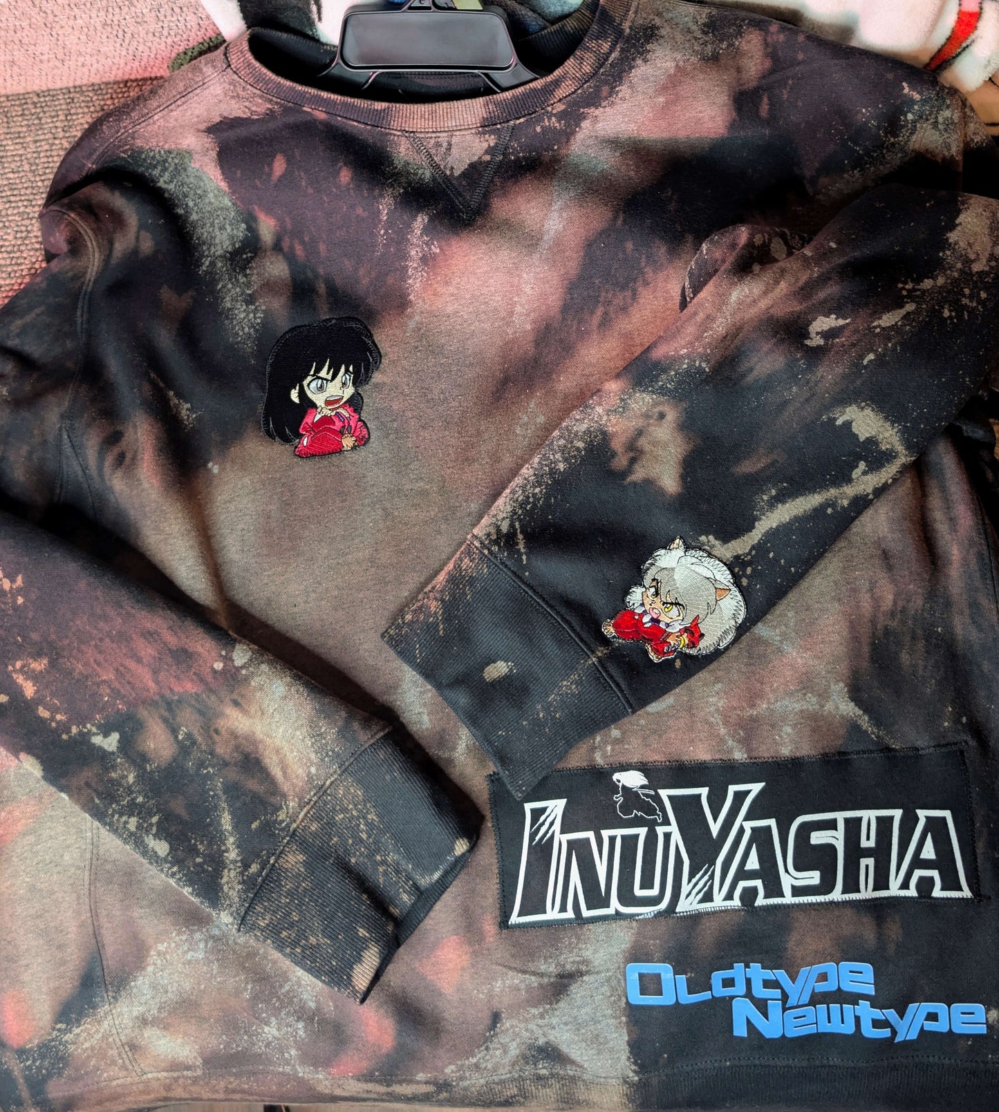 The "Iron-Reaver" Custom Acid-Wash Crewneck (XL)