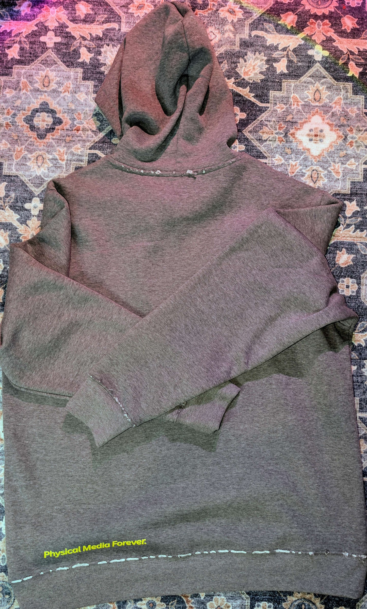 The "BMS-001 (NOT)ZZ Prototype" Heavyweight Distressed Hoodie (XL)
