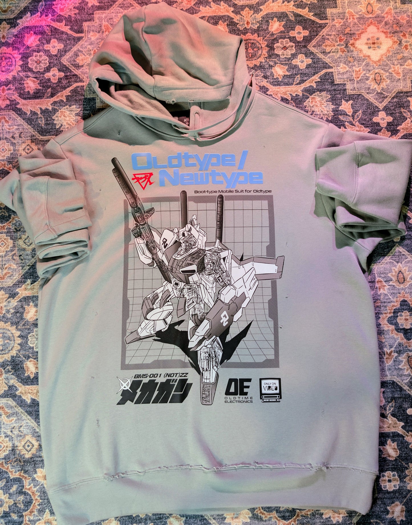 The "Vanguard Prototype" BMS-001 (NOT)ZZ Sage Hoodie (XL)